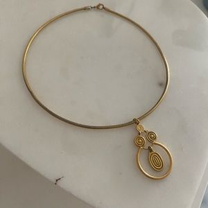 gold necklace